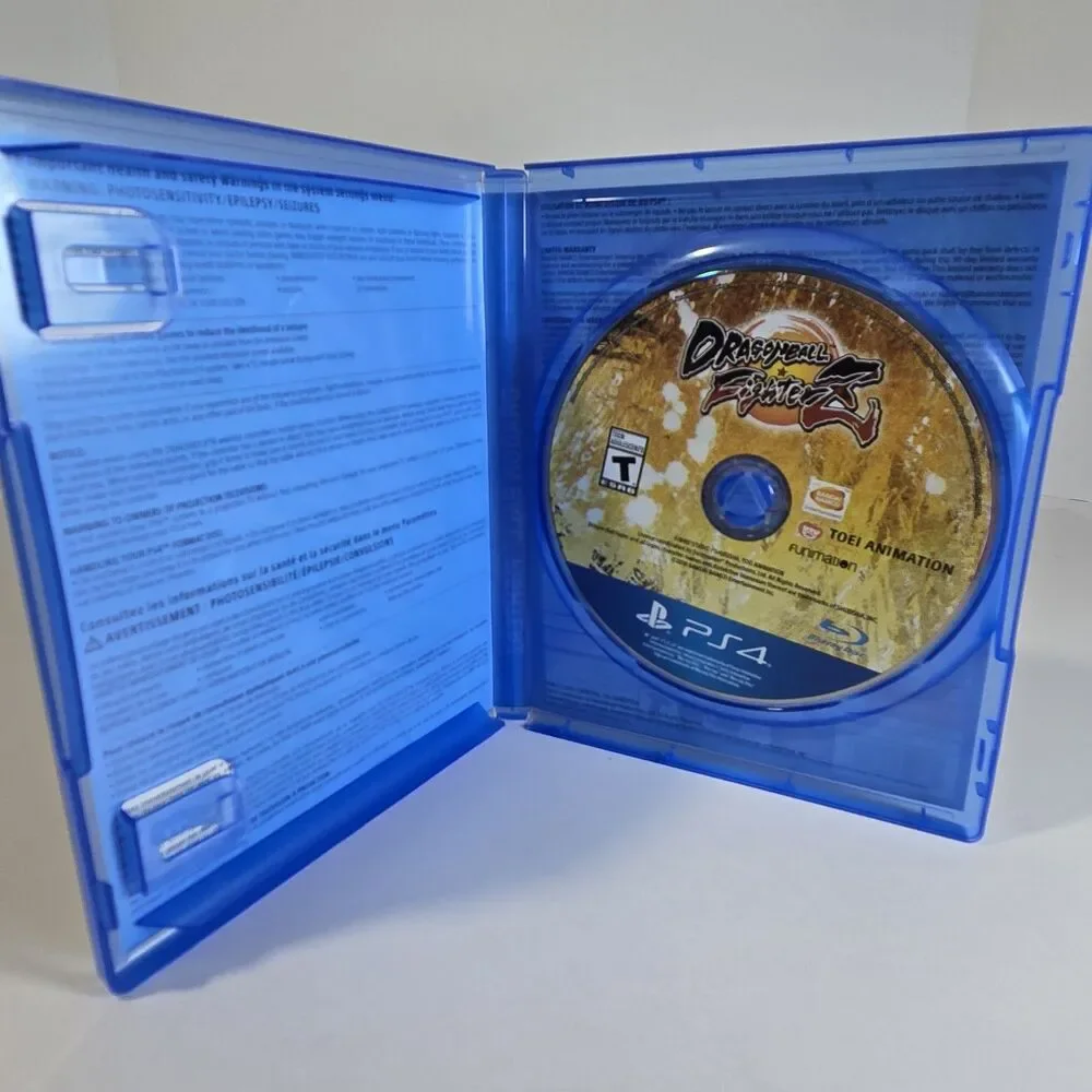 Dragon Ball FighterZ PS4 Sony PlayStation 4 2018 Bandai Namco Case & Disc